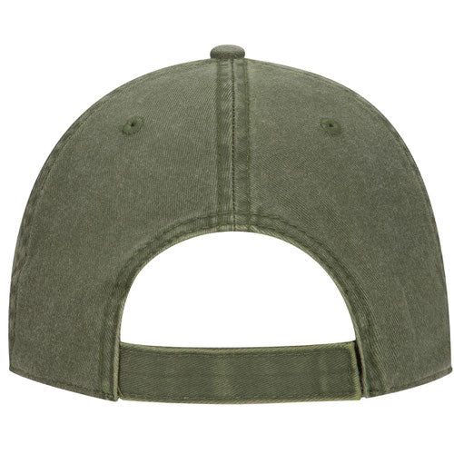 SGM Tiger Olive Green Low Profile Curved Brim Dad Hat