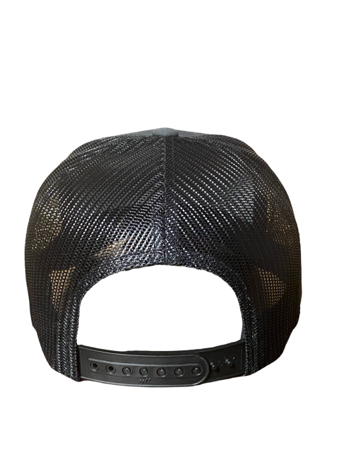 SGM Snake Charcoal/Black Curved Brim Hat