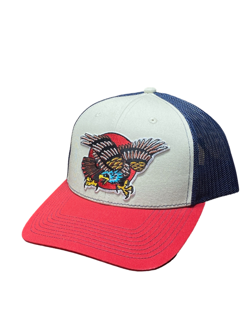 SGM Eagle Stone/Navy/Cardinal Curved Brim Hat