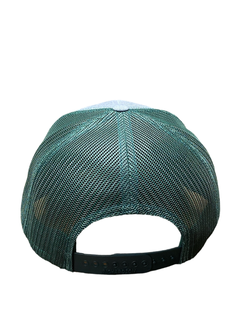 SGM Butterfly Heather Grey/Dark Green Curved Brim Hat