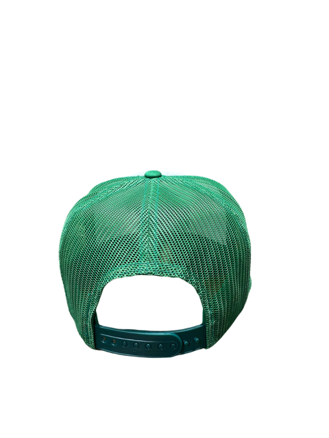 SGM Tiger Kelly Green/White Snapback Flat Brim Hat