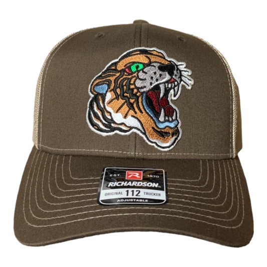 SGM Tiger Brown/Khaki Curved Brim Hat