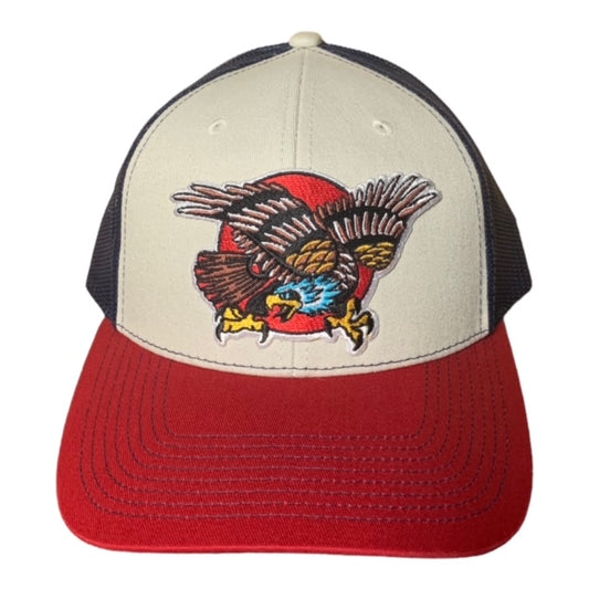 SGM Eagle Stone/Navy/Cardinal Curved Brim Hat