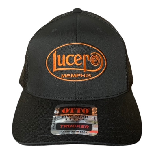 SGM Lucero Black Mesh Curved Brim Hat